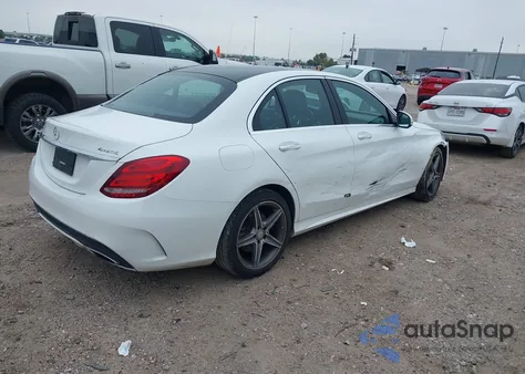 2015 Mercedes-Benz C 300 Sport 4Matic from USA, damaged, VIN 55SWF4KB5FU025256